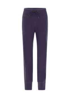 Hot DEHA Lounge Polar Fleece Jogger Purple Aubergine Violet