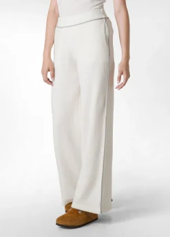 Online DEHA Lounge Wide Leg Knitted Pants White Milk White