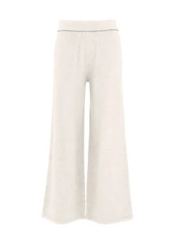 Online DEHA Lounge Wide Leg Knitted Pants White Milk White