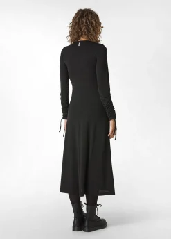 Hot DEHA Lurex Long Dress Black