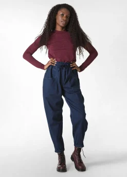 New DEHA Lurex Long Sleeves T-Shirt Red Bordeaux