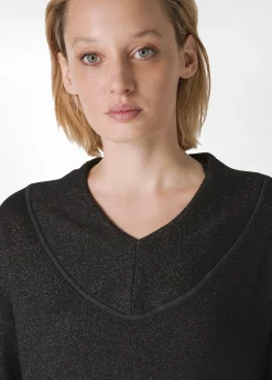 Flash Sale DEHA Lurex Sweatshirt Black