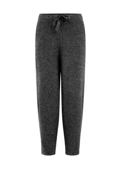 Clearance DEHA Lurex Wide-Leg Pants Black