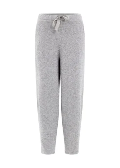 Sale DEHA Lurex Wide-Leg Pants Grey Grey Melange