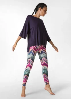 Hot DEHA Oversize Viscose T-Shirt Pink Deco' Rose