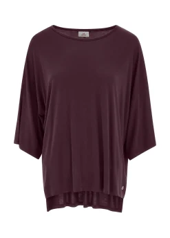 Sale DEHA Oversize Viscose T-Shirt Red Tibetan Red
