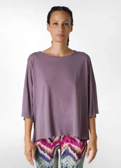 Sale DEHA Oversize Viscose T-Shirt Red Tibetan Red