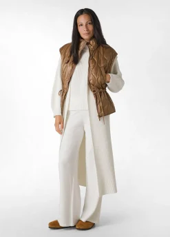 Outlet DEHA Padded Vest Brown Biscuit Brown