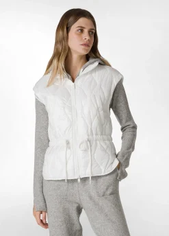 Discount DEHA Padded Vest White Milk White