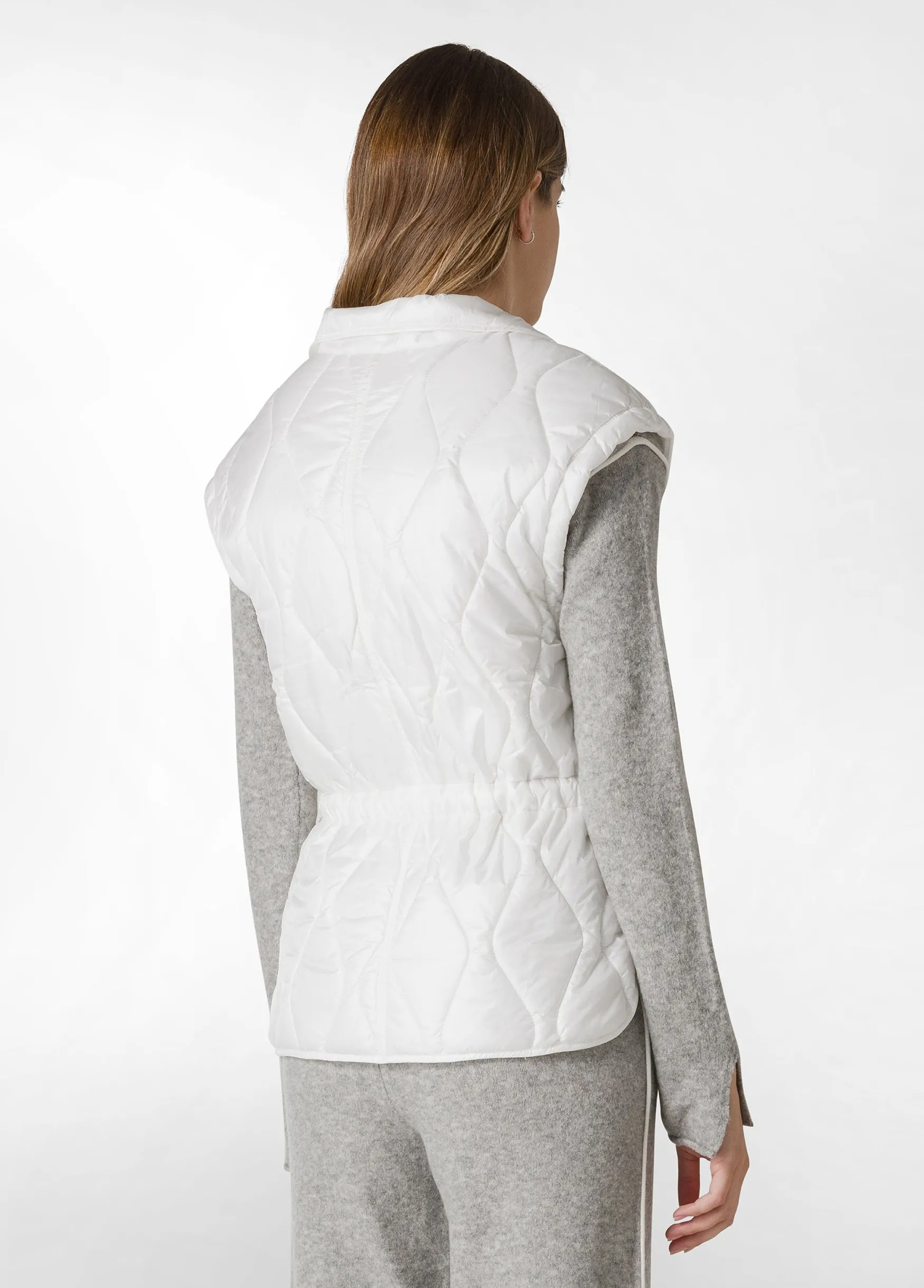 Discount DEHA Padded Vest White Milk White