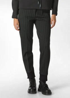 Best DEHA Pinstriped Jogger Pants Black