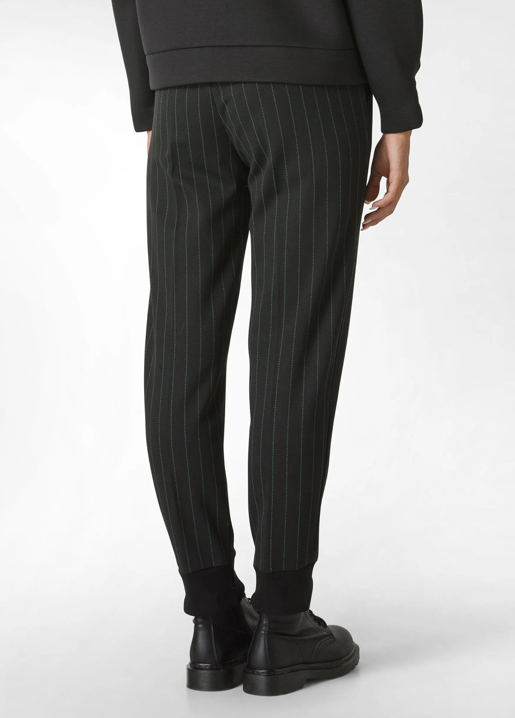 Best DEHA Pinstriped Jogger Pants Black