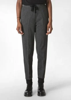 Store DEHA Pinstriped Jogger Pants Grey Dark Grey Mel