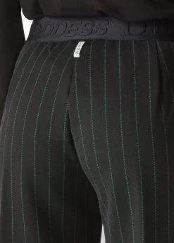 Outlet DEHA Pinstriped Wide Leg Pants Black