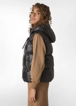 Cheap DEHA Puffer Down Gilet Black