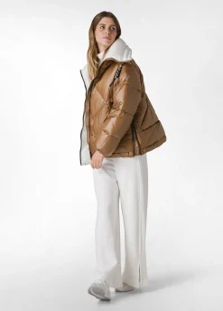 Best DEHA Puffer Down Jacket Brown Biscuit Brown
