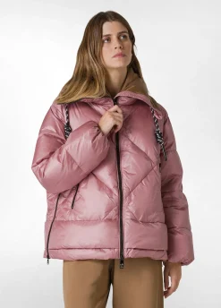 Clearance DEHA Puffer Down Jacket Pink Deco' Rose