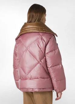 Clearance DEHA Puffer Down Jacket Pink Deco' Rose