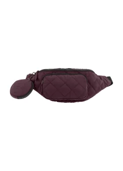 Fashion DEHA Quilted Belt Bag Red Tibetan Red