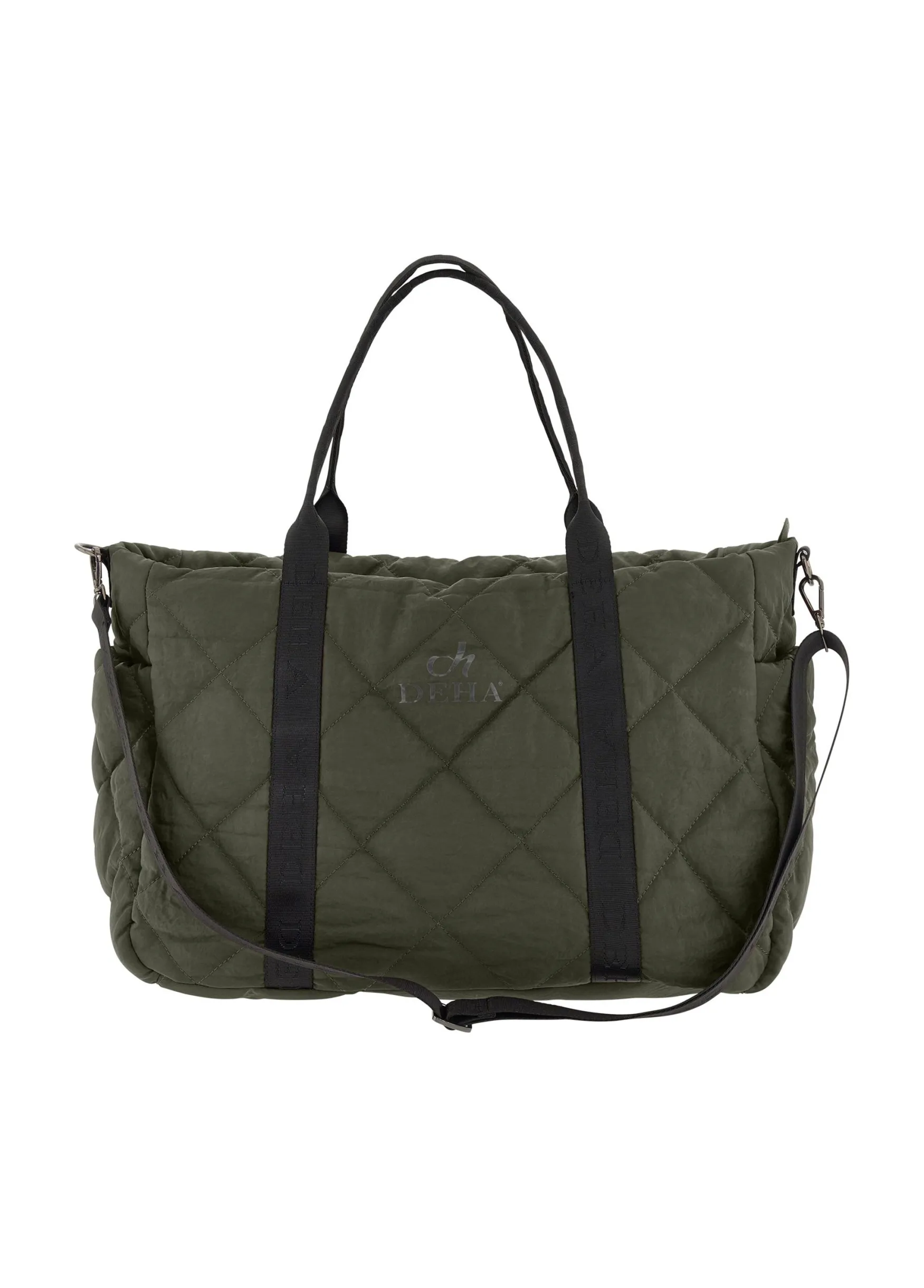 Cheap DEHA Quilted Gym Bag Green Olive Green