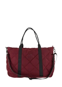 Cheap DEHA Quilted Gym Bag Red Tibetan Red