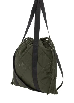 Cheap DEHA Quilted Shopping Bag Green Olive Green