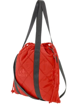 Fashion DEHA Quilted Shopping Bag Orange Arancio