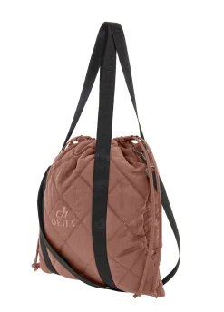 Best DEHA Quilted Shopping Bag Pink Rosa