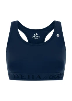 Hot DEHA Racer Back Sport Bra Blue Blue Night