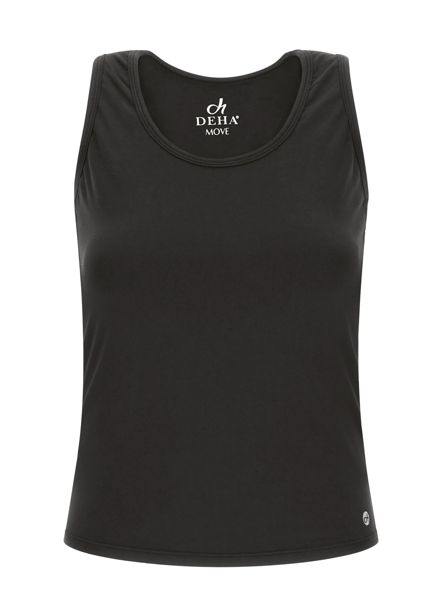 Outlet DEHA Racer Back Tank Top Black
