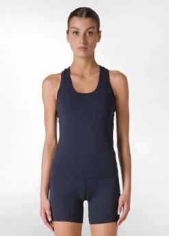 Cheap DEHA Racer Back Tank Top Blue Blue Night