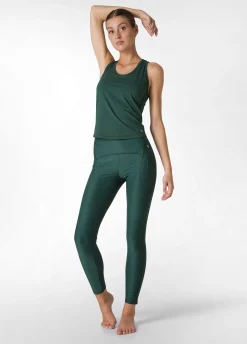 New DEHA Racer Back Tank Top Green Forest Green