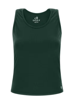 New DEHA Racer Back Tank Top Green Forest Green