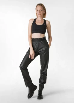 Online DEHA Relaxed Fit Combined Pants Black