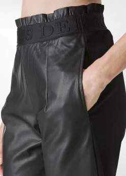 Online DEHA Relaxed Fit Combined Pants Black