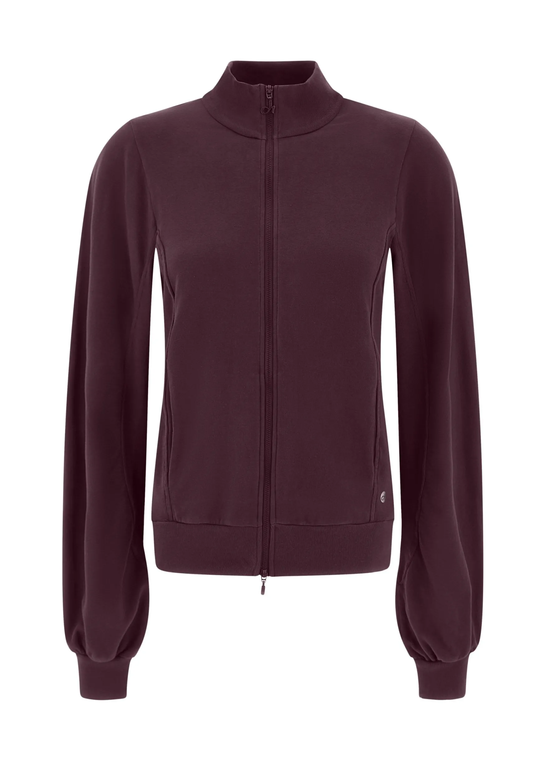 Best DEHA Ribbed Trims Full Zip Sweatshirt Red Tibetan Red