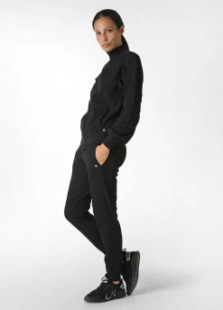 Hot DEHA Ribbed Trims Sweatpants Black