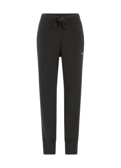 Hot DEHA Ribbed Trims Sweatpants Black