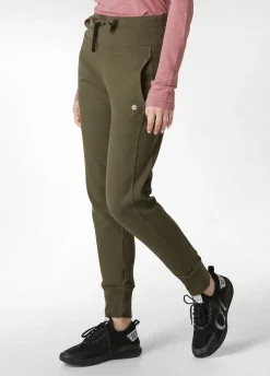 Store DEHA Ribbed Trims Sweatpants Green Olive Green