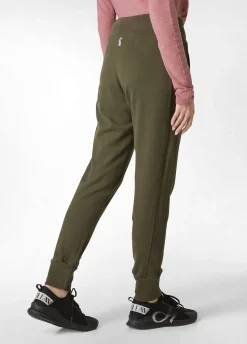 Store DEHA Ribbed Trims Sweatpants Green Olive Green