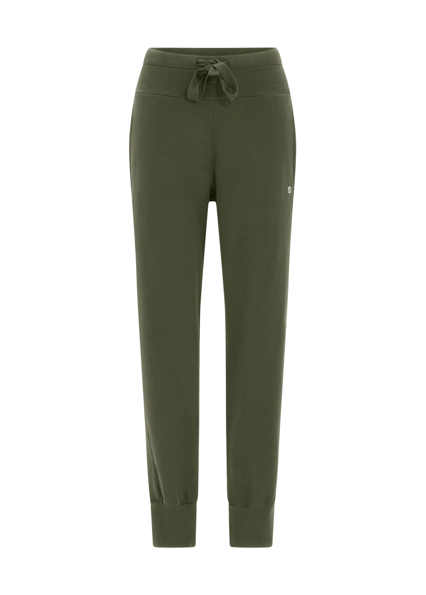 Store DEHA Ribbed Trims Sweatpants Green Olive Green