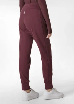 New DEHA Ribbed Trims Sweatpants Red Tibetan Red