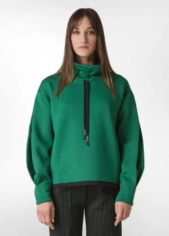 Cheap DEHA Scuba High Neck Sweatshirt Green Grass Green