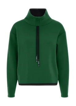 Cheap DEHA Scuba High Neck Sweatshirt Green Grass Green