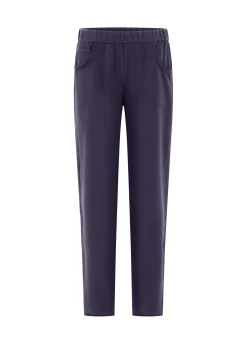 Fashion DEHA Slim Fit Pants Purple Aubergine Violet