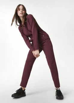 Best DEHA Slim Fit Pants Red Tibetan Red