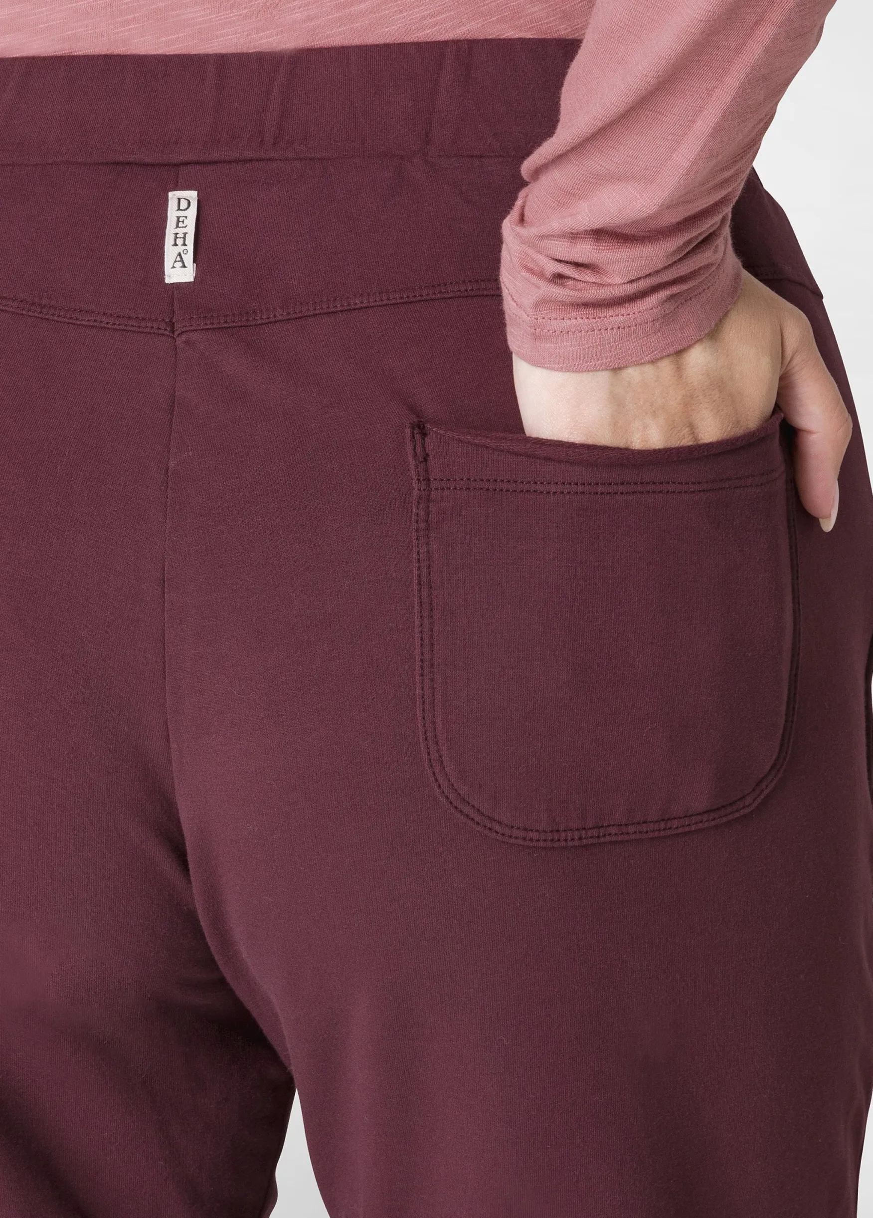 Best DEHA Slim Fit Pants Red Tibetan Red