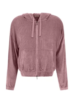 Clearance DEHA Soft Velvety Coruroy Jacket Pink Deco' Rose