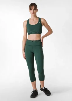Sale DEHA Stretch 7/8 Leggings Green Forest Green