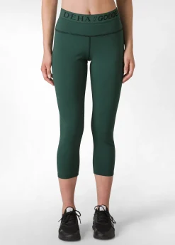 Sale DEHA Stretch 7/8 Leggings Green Forest Green